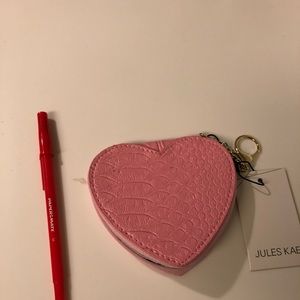 Jules Kae Darla pink coin purse
